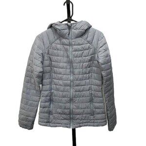 Columbia Jacket Size XS Omni Heat Puffer Lightweight Gray Hooded Women’s